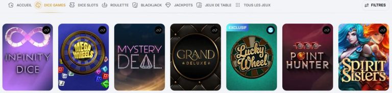 PepperMill Casino jeux dés